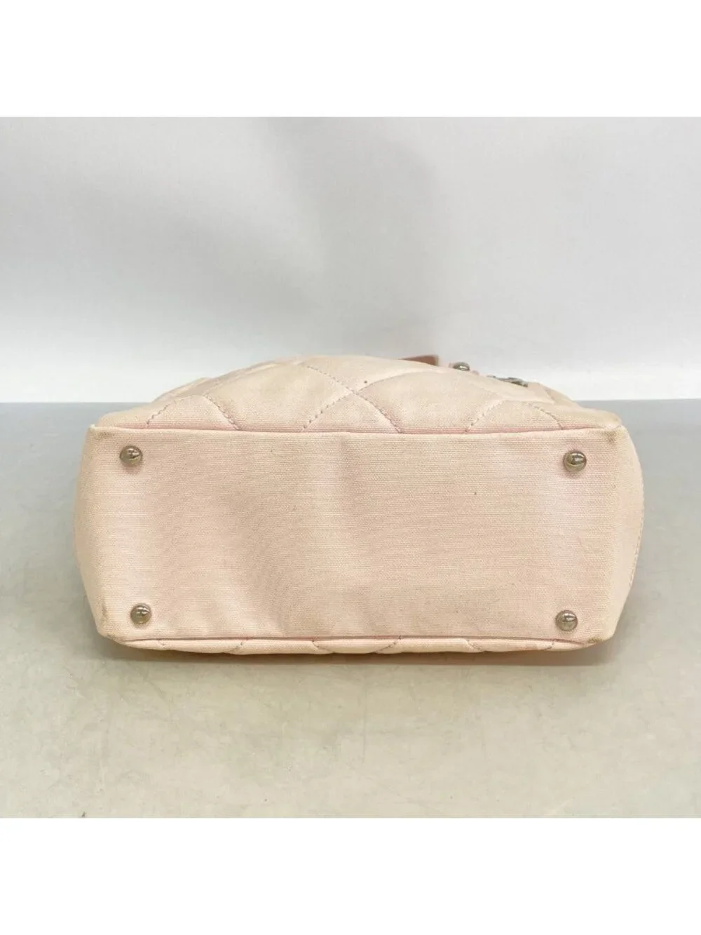 Chanel Tote Paris Biarritz Canvas Pink Silver